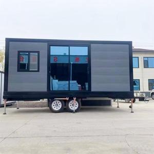 Casa Contenedor con Techo Plano y Ruedas, Fácil de Mover, Casas al por Mayor Directamente de Fábrica con Servicio de Primera Calidad - Product Image 2