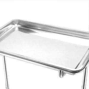 Carro Médico Elevador de un Solo Brazo CIDA, Carro Quirúrgico de Acero Inoxidable 450x350 Clase I para Quirófano y Tratamiento Clínico - Product Image 4