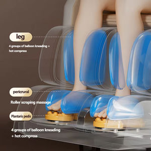 2024 Bester Luxus Smart 5D Zero-Gravity 4D Massagesessel für Große Menschen mit Heizung und Rollenmassage, Shiatsu-Massage für Hände und Füße, Neu - Product Image 3