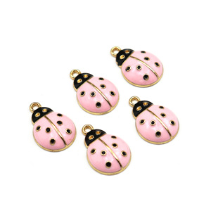 Porte-clés Coccinelle en Alliage, Pendentif Bijou pour Sacs, Boucles d'Oreilles, Colliers, Breloque Décorative pour Téléphone Portable, Été 2025 - Product Image 5