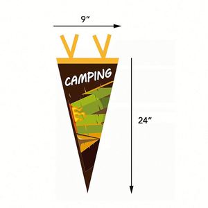 Banderines Triangulares Personalizados con Logotipo, Clásicos, para Clubes, Recuerdos, Banderas Promocionales de Fieltro para Eventos Deportivos Escolares - Product Image 2
