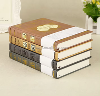 Europäisches Retro A5 Hardcover-Notizbuch für Studenten, Tagebuch und Notizblock für die Uni