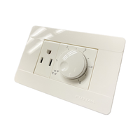 Saklar Dinding Standar Italia Tipe 118 Futina Factory 16A/250V 1NO1NC Tombol Tekan PC/Tembaga IP11