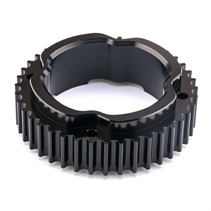 Custom High Precision CNC Machined ABS Spur Gears Engraved Logo Scratch Resistant High-Frequency Quenching for Industrial - Product Image 3