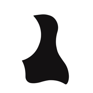 Protetor de Guitarra Teardrop Durável Branco e Preto de 38, <span class=keywords><strong>40</strong></span>, 41 Polegadas Fabricado na China - Acessórios para Guitarra - Product Image 1
