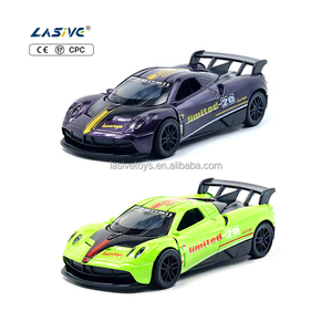 ألعاب LASIVE Track Edition سبيكة سيارة لعبة سيارة سحب الباب الخلفي فتح الرياضة سيارة محاكاة أضواء سن الصوت 3 + - Product Image 1