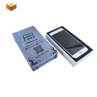 Boîte de téléphone portable vide personnalisable en usine avec logo imprimé, emballage en papier pour smartphone avec logo