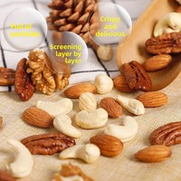Dagelijkse gemengde noten, volledig natuurlijke notenmix, 500g blikje, gedroogd fruit voor kinderen, snack, cadeau voor het hele jaar door, uit het vasteland van China