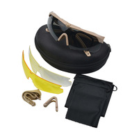 Lunettes de soleil anti-UV, lunettes de sécurité, kit de lunettes tactiques