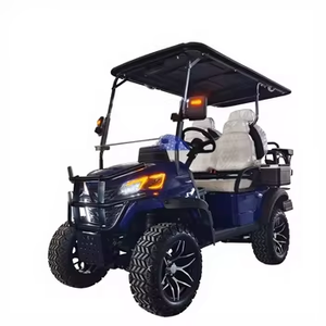 Voiturette de golf sur route à énergie nouvelle, personnalisée, 1-2 places, haute qualité, prix usine, batterie au lithium blanche, moteur 48V/4KW, 30-50km/h - Product Image 1