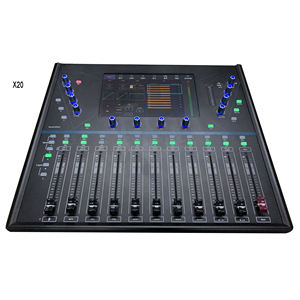 20通道数字音频控制台混音器10.1英寸1280*800高清触摸屏直播视频会议塑料 - Product Image 1
