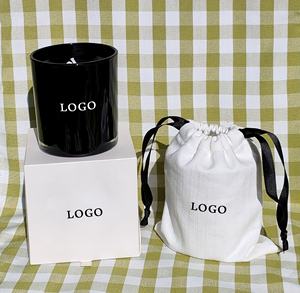 クリスマスの宗教活動ハロウィーンのためのカスタムロゴ手作り香りキャンドル黒メガネ - Product Image 1