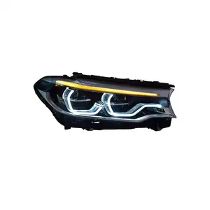 18-20 BMW 5 serisi G38 için uygun far takımı kaşık LED gündüz farları high-end LED ışık kaynağı