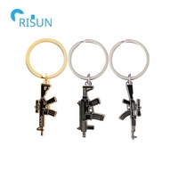 Pabrik disesuaikan Pistol penembak tombak senapan Firearm Llavero gantungan kunci gantungan kunci kustom Pistol senapan gantungan kunci