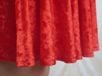 Robe d'entraînement de danse latine professionnelle filles robe de Performance de Noël compétition velours jupe rouge robe sans manches