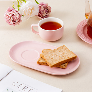 Hiện Đại Mộc mạc in ấn logo tùy chỉnh cà phê <span class=keywords><strong>Espresso</strong></span> Mug Set bán buôn gốm Latte Cup và chiếc đĩa - Product Image 4