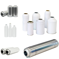 Vente en gros de boîtes aérosols en fer blanc pour produits d'entretien automobile, pompes de pulvérisation, boîtes de laque à cheveux vides et boîtes aérosols en fer blanc avec valve aérosol