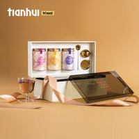 Boîte cadeau en acrylique transparente Tianhui - Idéale pour le thé, le café et les cadeaux de saison