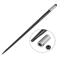 Rastrello denti e fieno balla spear tine loader in legno con manicotto