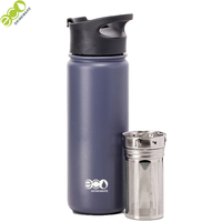 Gobelet isotherme en acier inoxydable avec infuseur à thé, nouveau design, logo personnalisé, 18 oz, 22 oz, 32 oz