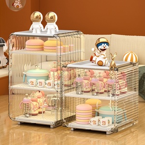 Boîte de <span class=keywords><strong>rangement</strong></span> pour biberons, rectangulaire, durable, pour l'organisation de la cuisine, avec égouttoir, anti-poussière, pour bébés - Product Image 2