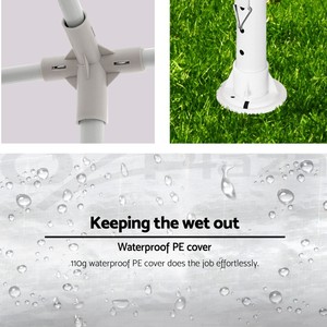 10x30FT Modern Wedding Party Canopy <b>Tent</b> Outdoor Event Gazebo 8 Removable Sidewalls Waterproof Eco-Friendly Metal <b>Frame</b> Shelter - Product Image 6