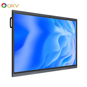High-End 50-Point NFC 75 Inch Digital Interactive Flat Panel Interactive <b>Boards</b> Touch Screen Display Smart <b>Boards</b> for Meeting - Product Image 1