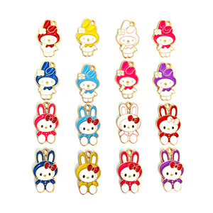 จี้ซินค์อัลลอยด์ลายการ์ตูน My Melody จาก Sanrio สำหรับทำสร้อยข้อมือ สร้อยคอ พวงกุญแจ ของขวัญ ฤดูใบไม้ร่วง 2024 - Product Image 3