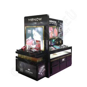 Gỗ Tự Nhiên Kim Loại Mỹ Phẩm Hiển Thị Đứng Nước Hoa Trang Điểm Sản Phẩm Kệ Chăm Sóc Da Cửa Hàng Trang Trí Giá Cho Cửa Hàng Mỹ Phẩm Sử Dụng - Product Image 3