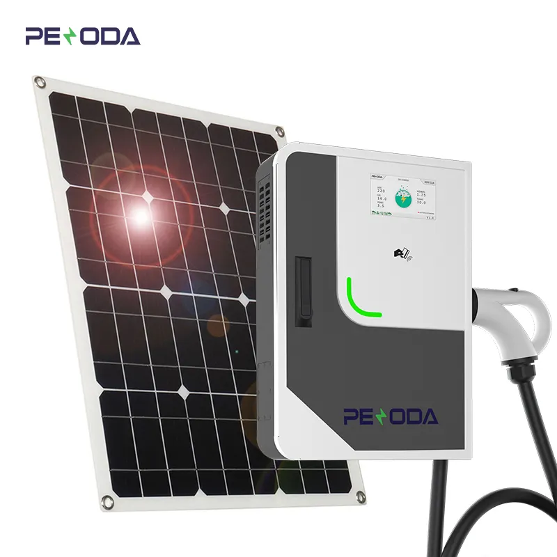 Universal Solar Ev Charger Dc Painéis Solares Ev Charge Dc 30kw Gbt Estações De Carregamento Com Carregador Solar