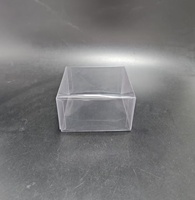 Boîte supérieure et inférieure en PET transparent imprimé avec logo personnalisé emballage de boîte supérieure et inférieure en matériau recyclable sûr pour les aliments