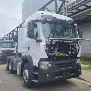 รถบรรทุกหัวลาก HOWO 6x4 มือสอง 10 ล้อ เครื่องยนต์ดีเซล เกียร์ธรรมดา สำหรับงานหนัก ขนส่งทางถนน พวงมาลัยซ้าย ระบบกันสะเทือนแบบลม 251-350 แรงม้า - Product Image 4