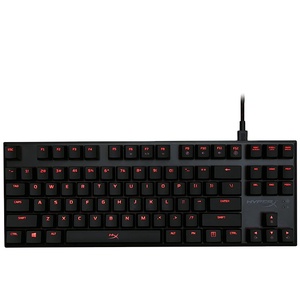 ราคาขายส่งแท้ 100% มีสินค้าในสต็อก คีย์บอร์ดเกมมิ่งแบบไม่มีปุ่มตัวเลข HyperX Alloy FPS Pro Tenkeyless Mechanical ใช้สวิตช์ Cherry MX Red - Product Image 1