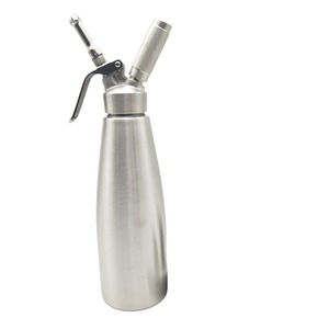 Hot bán 500ml Kem Whipper Kem Dispenser thép không gỉ whipping <span class=keywords><strong>Siphon</strong></span> với trang trí vòi phun & làm sạch bàn chải - Product Image 1