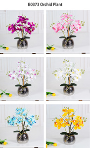 Orchidées artificielles papillon en latex, vente en gros, décoration de maison - Product Image 3