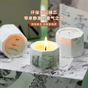 เทียนหอมถั่วเหลืองทรงกระบอกสำหรับตกแต่งบ้าน - Product Image 3