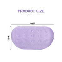 Repose-poignets personnalisé Purple Cloud, petit tapis de souris en caoutchouc pour le jeu, tapis de souris en mousse à mémoire de forme, accessoires informatiques pour le bureau et les joueurs