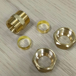 Collecteur solaire à plaque plate à double ferrule 22, avec tube en cuivre épaissi et raccords filetés en laiton forgé <span class=keywords><strong>BSPP</strong></span>/BSPT/NPT - Product Image 5