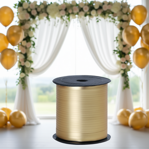 Cinta Adhesiva Mate Dorada Party Love de 450M para Globos de Boda Modelo 49777 - Product Image 2