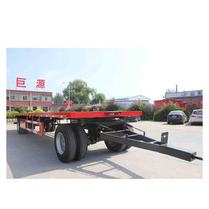 <span class=keywords><strong>Remorque</strong></span> agricole complète/2 essieux 3 essieux 20 tonnes Conteneur Attelage <span class=keywords><strong>Remorque</strong></span> à plateau complet - Product Image 1