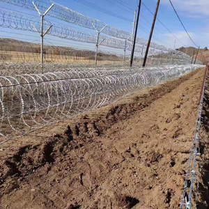 Mạ kẽm concertina dao cạo dây thép gai lưới cho Pakistan thép dao cạo dây tù hàng rào cho an ninh - Product Image 5