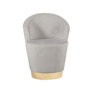 Pouf rond Offre Spéciale en gros moderne avec coussins en tissu de velours de loisirs chaise pour le salon - Product Image 1