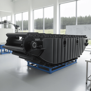 Ponton d'excavatrice amphibie en <span class=keywords><strong>acier</strong></span> haute résistance avec <span class=keywords><strong>prix</strong></span> compétitif d'usine - Product Image 1