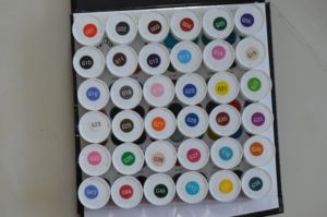 Kit de <span class=keywords><strong>dessin</strong></span> pour ongles en gel UV auto-nivelant à faire soi-même, pour designer français, lampe LED/UV, durcissement, 36 couleurs, utilisation professionnelle - Product Image 4