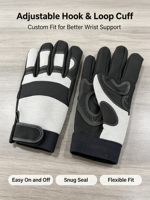 Gants de travail de sécurité multi-usages HAIYI, dos en maille respirante, paume antidérapante, bouts des doigts renforcés, doigts entiers, protection UV
