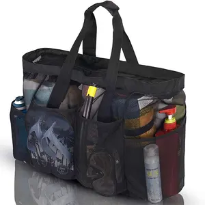 Bolsa de água para natação, equipamento de surf, duffel, bolsa transportadora para natação com almoço cooler, malha com snorkel para viagem, praia e surf