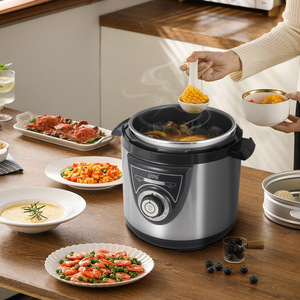 Winningstar Electric Pressure <b>Cooker</b> 6.0L Stainless Steel <b>Multi</b> <b>Functional</b> Rice <b>Cooker</b> With One Touch Operation - Product Image 3