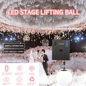 Shangcheng गुआंगज़ौ मंच प्रकाश आरजीबी रंगीन एलईडी लिफ्ट निलंबन गेंद बिक्री के लिए गतिज