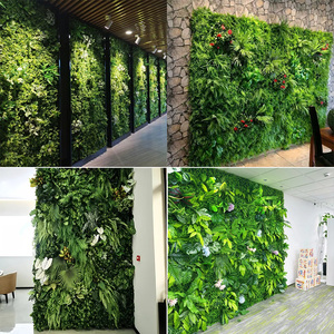 Màu xanh lá cây tường trang trí Panels Backdrop màu xanh lá cây 3D tấm Tường gỗ Hoàng Dương tấm nhân tạo gỗ Hoàng Dương Tường - Product Image 2