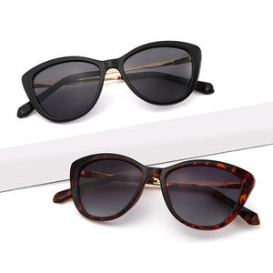 Gafas de Sol de Ojo de Gato para Mujer, Montura Negra, Lentes de PC con Protección UV400, Gafas de Sol Modernas para Viaje - Product Image 2